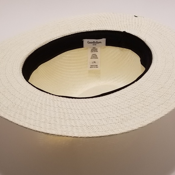 Men's Faux Panama Safari Fedora With Twill Band - Picture 2 of 3